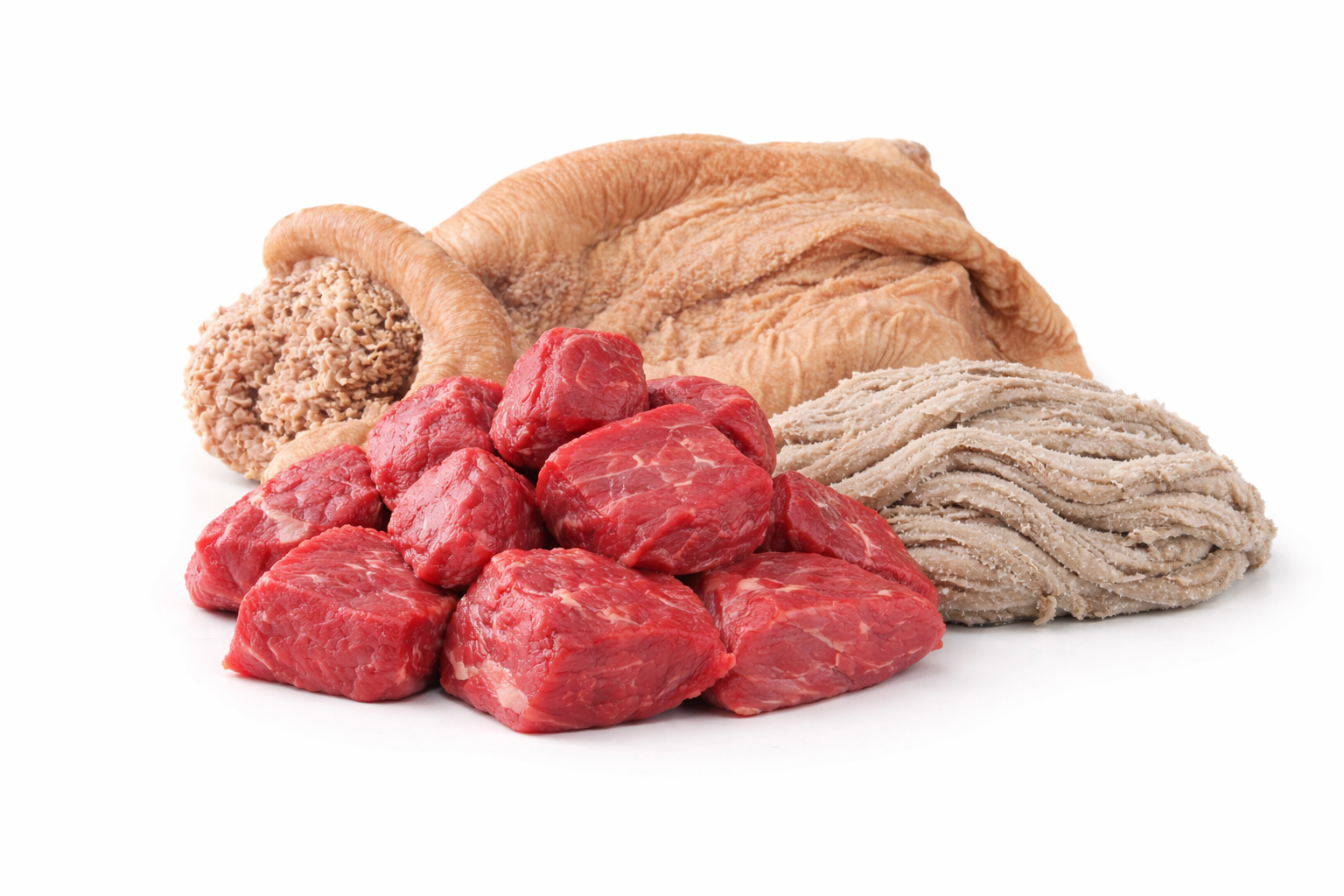 Kraftmix- Rindergulasch-Pansen- Mix